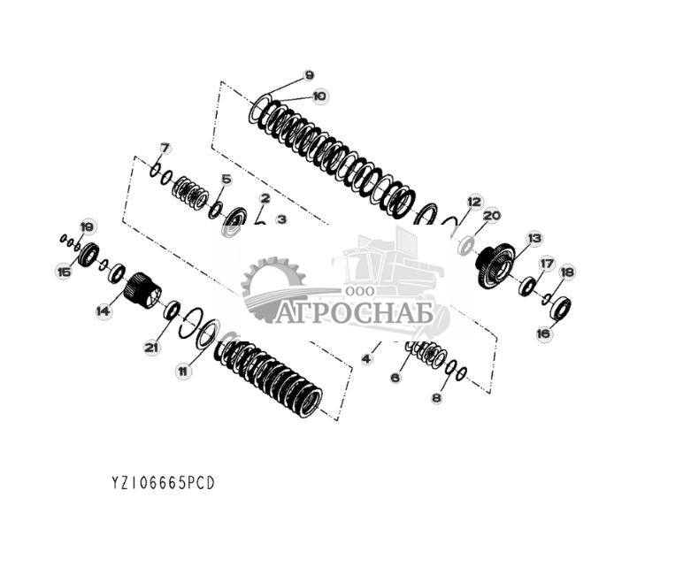 YZ106681 Вал четвертой ступени в сборе - ST764219 69.jpg